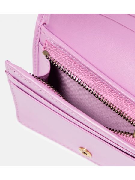 Kožená peněženka Gucci růžová