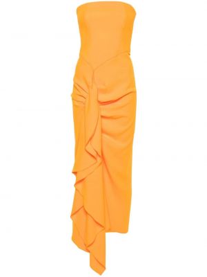 Вечерна рокля Solace London оранжево