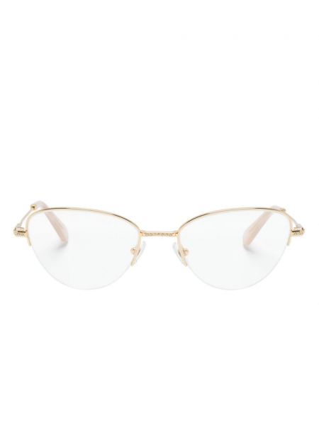 Křišťálové brýle Swarovski zlaté