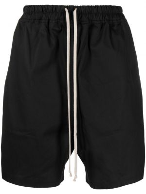 Shorts de sport en coton Rick Owens noir