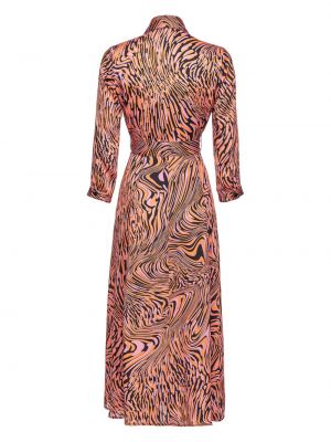 Raštuotas suknele su abstrakčiu raštu Pinko