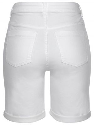 Shorts en jean Lascana blanc