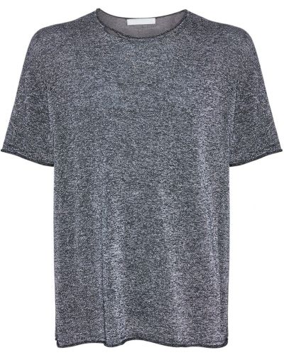 Reflexné vlnené tričko Dion Lee čierna