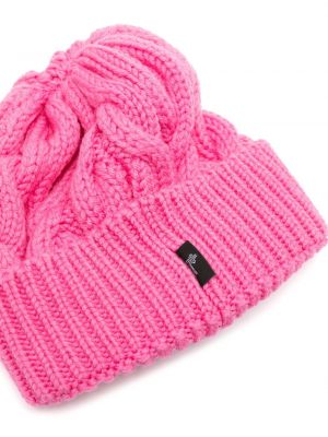Vilnas cepure Moncler Grenoble rozā