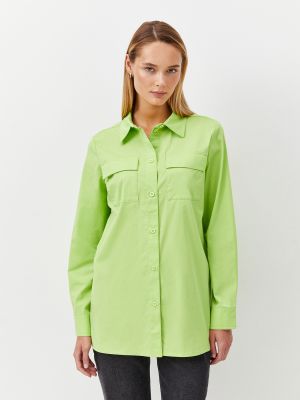 Блузка Just Clothes зеленая