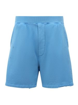 Хлопковые шорты Dsquared2 синие