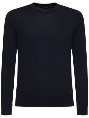 Volneni pulover Brioni črna