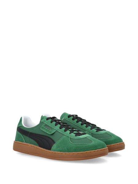 Sneakersy zamszowe Puma Suede zielone