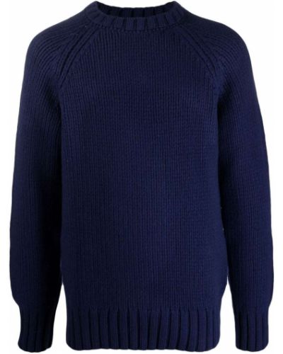 Jersey de tela jersey de cuello redondo A.p.c. azul