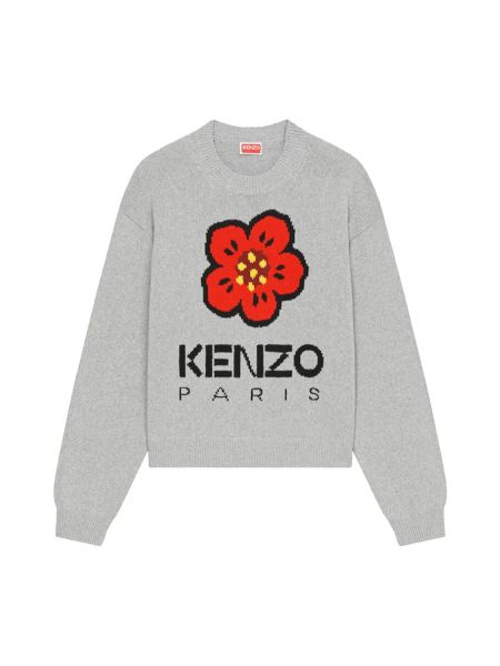 Koszulka z nadrukiem w kwiatki Kenzo różowa
