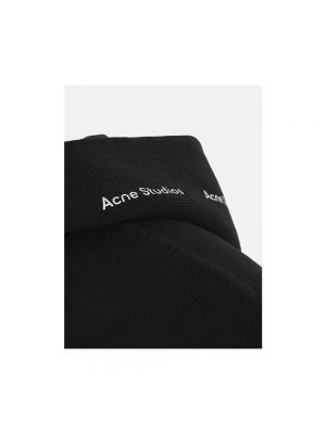 Bluza z kapturem Acne Studios czarna