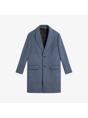 Шерстяное пальто Ted Baker синее