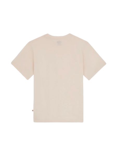 Camiseta de algodón de tela jersey Dickies beige