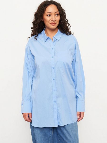 Голубая рубашка Samoon By Gerry Weber