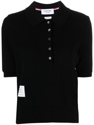 Vestido camisero Thom Browne negro