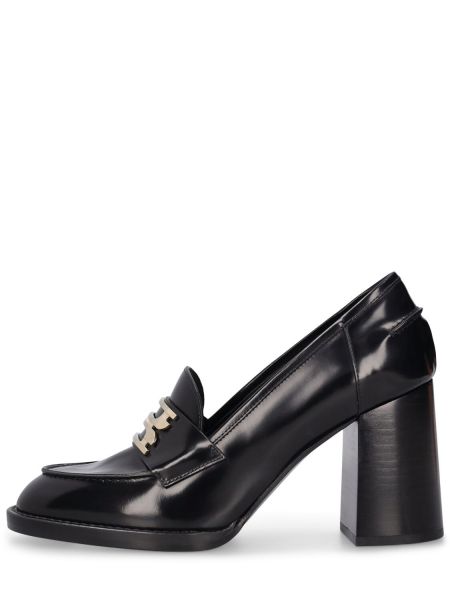 Læder pumps Victoria Beckham sort