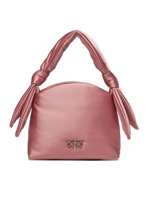 Saténová kabelka Pinko ružová