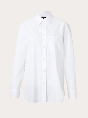 Camisa de algodón Rag & Bone blanco