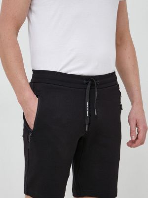 Памучни панталон Armani Exchange черно