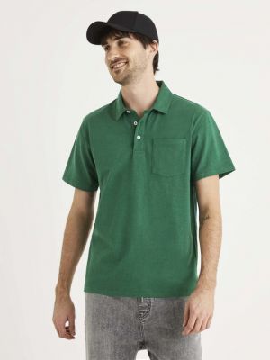 Поло тениска Celio зелено