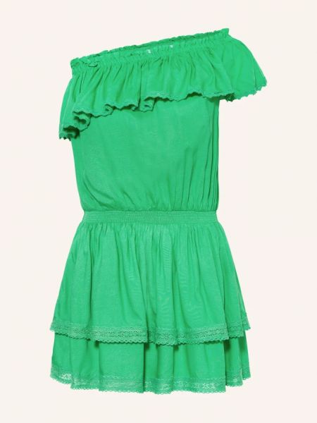 Платье на одно плечо debbie с рюшами Melissa Odabash зеленый