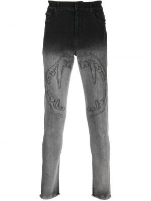 Skinny jeans mit print Haculla schwarz