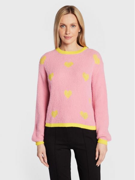 Sweter Fracomina różowy