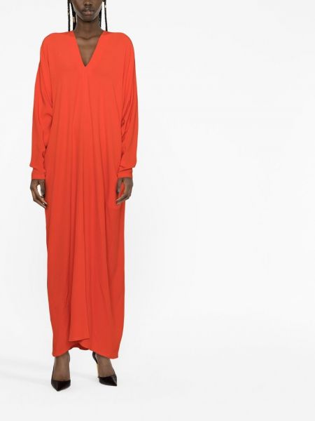 Kleid mit drapierungen Lanvin rot
