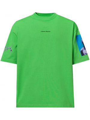 Oversize тениска A Better Mistake зелено