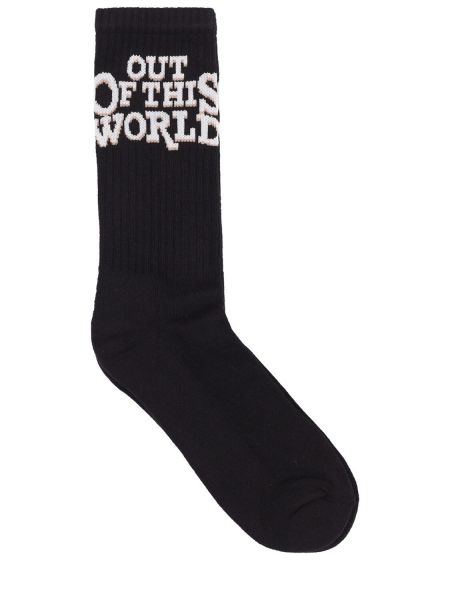Памучни чорапи Just Don черно