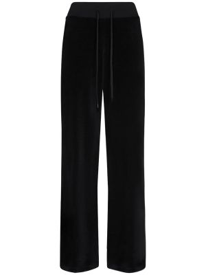 Pantaloni de jogging cu talie joasă din bumbac Balenciaga negru