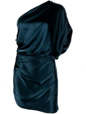 Mini kleita ar drapējumu Michelle Mason zils