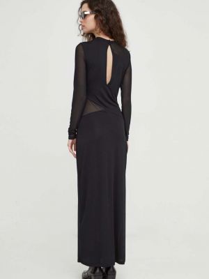 Dlouhé šaty Bruuns Bazaar černé