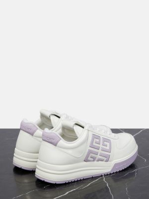 Sneakerși din piele Givenchy violet