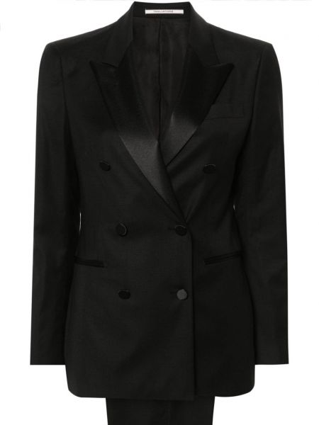 Saténový oblek Tagliatore čierna