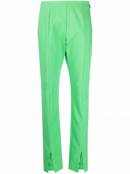 Pantalones de cintura alta slim fit Msgm verde