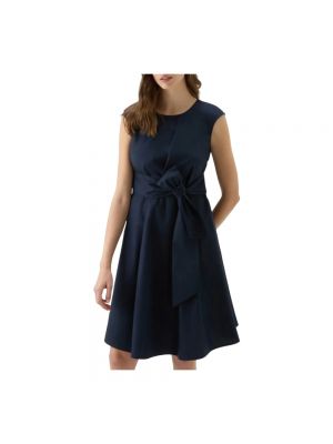 Sukienka mini relaxed fit Woolrich niebieska