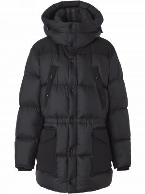 Nylonový kabát Burberry čierna