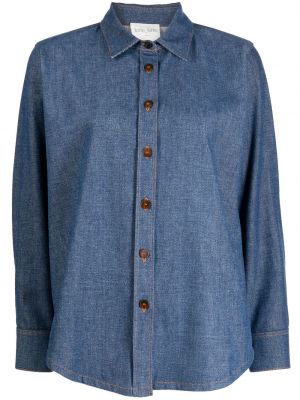 Marškiniai Forte_forte mėlyna