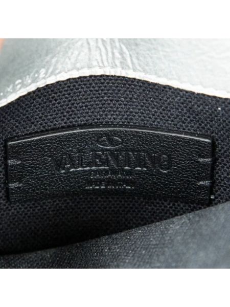 Bolso clutch de cuero Valentino Vintage blanco
