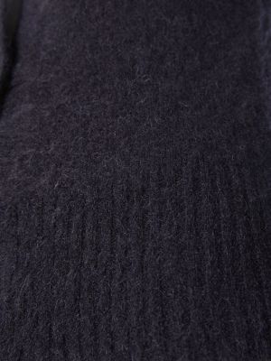 Cárdigan de punto de lana mohair Blumarine negro