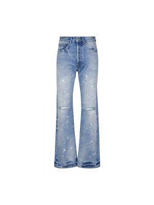 Jeansy relaxed fit Palm Angels niebieskie