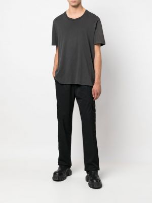 Rovné kalhoty Helmut Lang černé