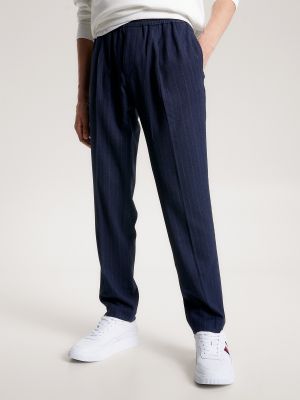 Pantalon plissé Tommy Hilfiger blanc