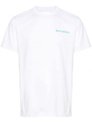 Kokvilnas t-krekls ar apdruku Sporty & Rich