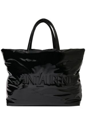 Nakupovalna torba Saint Laurent črna