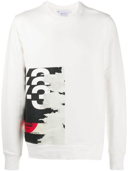 Langærmet t-shirt Y-3 hvid