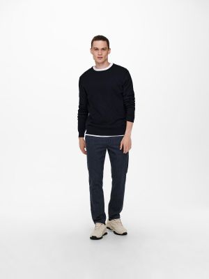Pullover Only & Sons blu