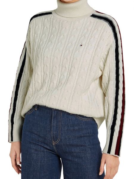 Шерстяной свитер Tommy Hilfiger черный