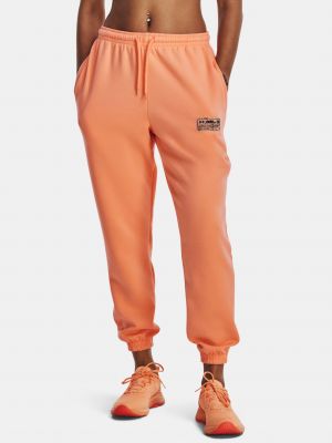 Oranžové sportovní kalhoty Under Armour